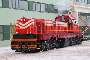 Первый белорусский маневровый локомотив серии ТМЭ1