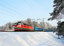 БЖД предлагает новогодние скидки до 42% на покупку билетов за 3 часа до отправления на отдельные поезда в сообщении с Российской Федерацией