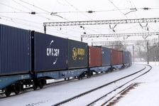 Объем перевозок грузов контейнерными поездами по Белорусской железной дороге увеличился в 2012 году на 16,6%