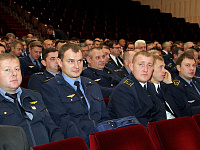 Делегаты слета в зрительном зале культурно-спортивного комплекса в Минске