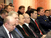 Участники итогового технико-экономического совета Белорусской железной дороги за 2014 год