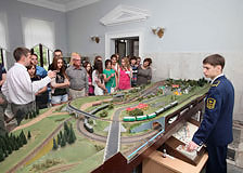 28 мая состоялась встреча руководства Белорусской железной дороги с учениками транспортного класса из Могилева