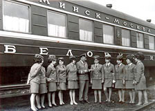 Первому в СССР фирменному международному поезду «Минск — Москва» исполняется 60  