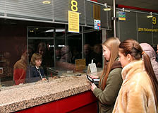 Белорусская железная дорога на станции Минск-Пассажирский выделила специализированную кассу для оформления билетов, оплаченных через Интернет