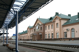 Вакзал станцыі Ліда