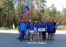 Сборная команда Белорусской железной дороги одержала победу в спартакиаде Минтранса