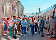 Международный железнодорожный туризм. Первые рейсы совершил туристический поезд «Белорусский вояж» – новый совместный проект белорусских и российских железнодорожников