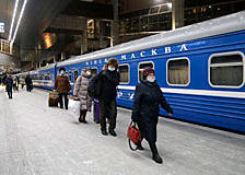 Белорусская железная дорога на поезда в сообщении с Российской Федерацией реализовала уже более 7,5 тыс. проездных документов