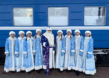 8 декабря 2023 года из Минска в Поместье белорусского Деда Мороза отправится первый новогодний поезд