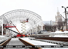 Продолжается реконструкция Брестского железнодорожного вокзала