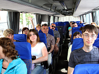 Туристы в автобусе