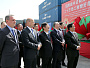 Торжественная встреча первого грузового китайского поезда на станции Колядичи