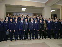 Делегация Минского отделения Белорусской железной дороги с руководством Белорусской железной дороги