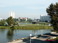 Вид на реку Свислочь