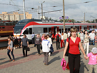 Прибытие на станцию Минск-Пассажирский