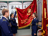 Во время посещения комнаты истории Минского отделения Белорусской железной дороги