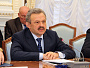 Участников круглого стола приветствует первый заместитель Начальника Белорусской железной дороги Владимир Михайлюк