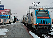 Первый электровоз с установленной скоростью успешно проследовал по новому электрифицированному участку Светлогорск-на-Березине – Калинковичи