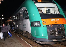 Журналист «Лідскай газеты» в числе первых пассажиров опробовал новый поезд региональных линий бизнес-класса «Лида-Минск»